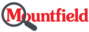 Mountfield logo s lupou