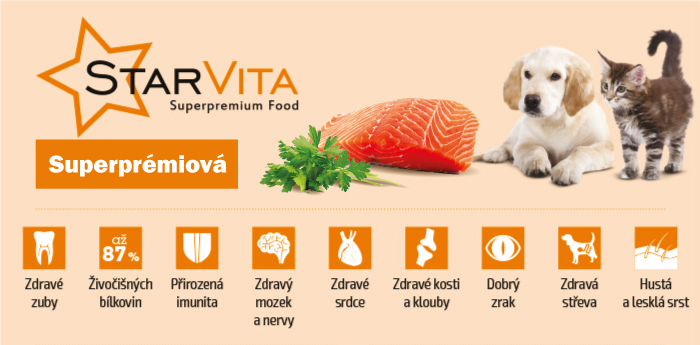 Superprémiové krmivo StarVita